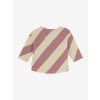 Roze t-shirt met strepen - Talladega pink  (stapelkorting)